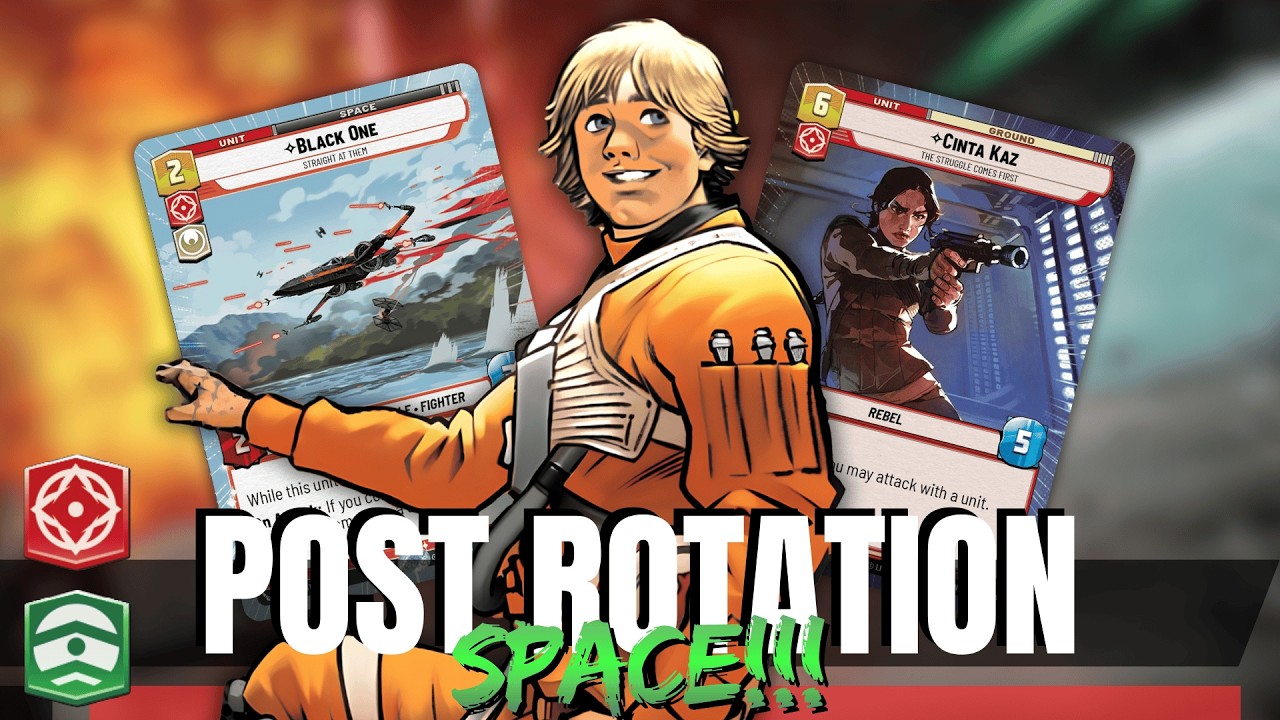 POST ROTATION: CONTROL the SPACE! LUKE DATA VAULT! - Gameplay / Star Wars Unlimited