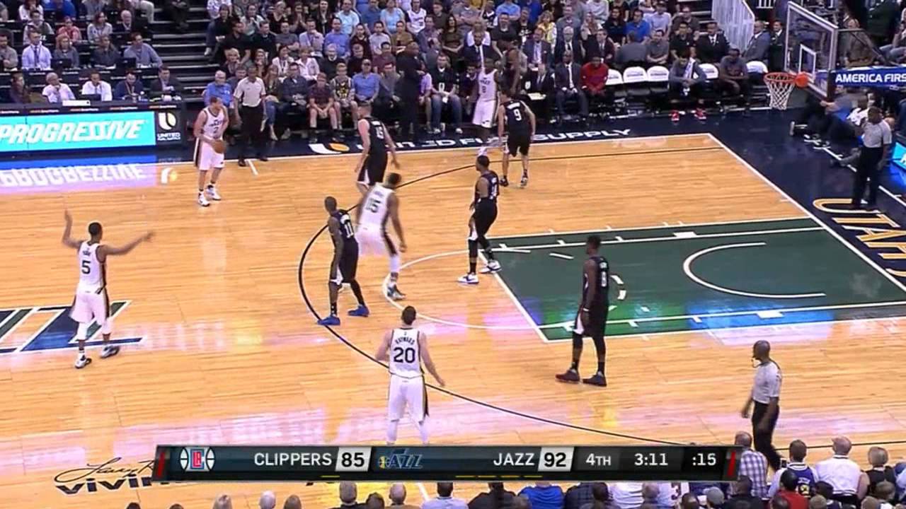 Utah Jazz vs Clippers set to Yakety Sax