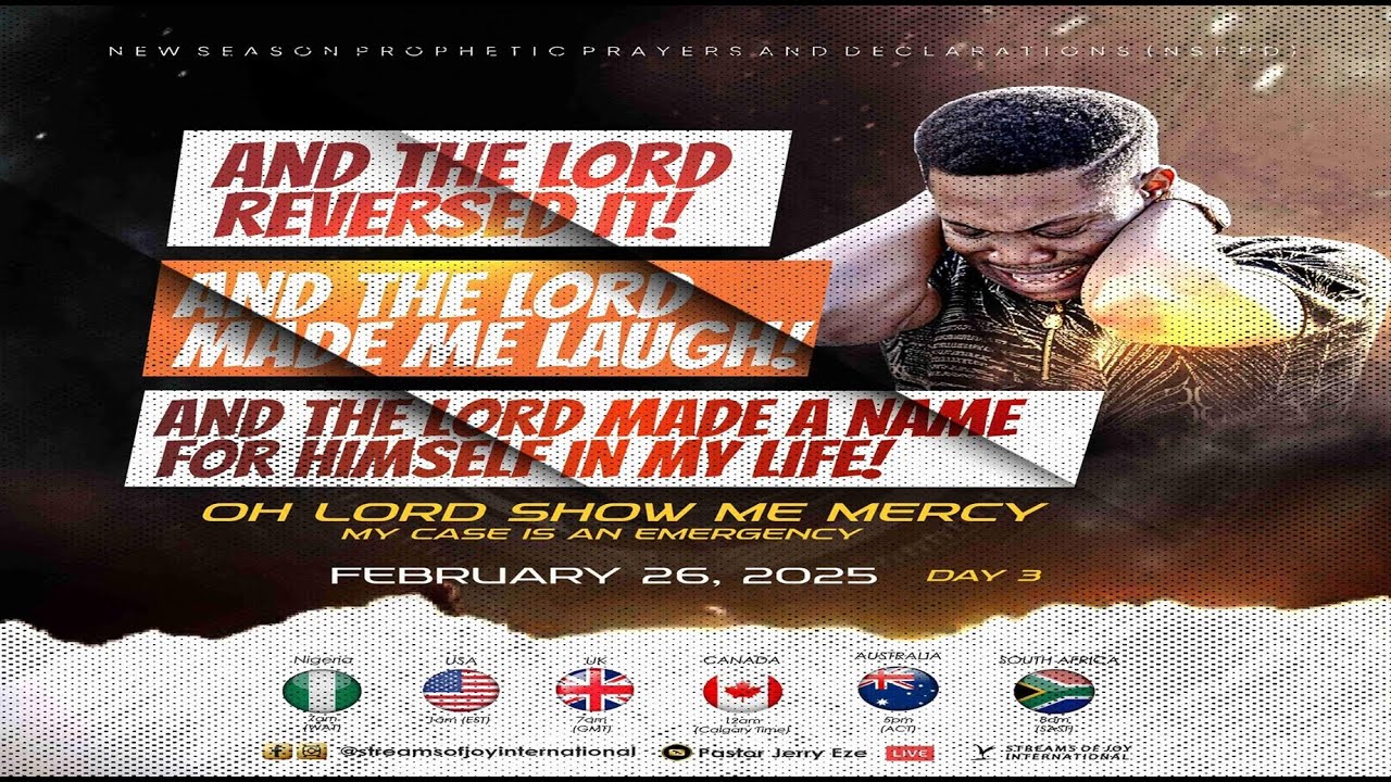 AND THE LORD REVERSED IT, MADE ME LAUGH AND MADE A NAME FOR HIMSELF 3 || NSPPD || 26TH FEBRUARY 2025