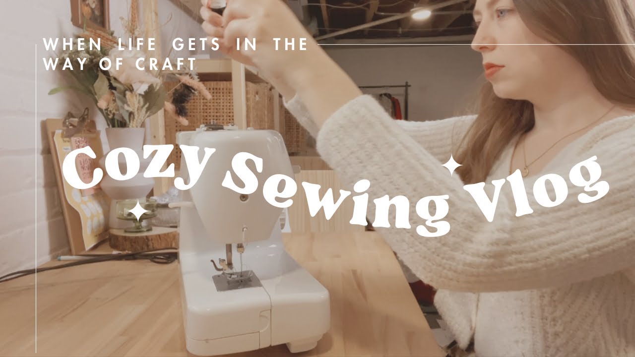 Embracing The Slow || Cozy Sewing Vlog For A Mindful Me-Made Wardrobe
