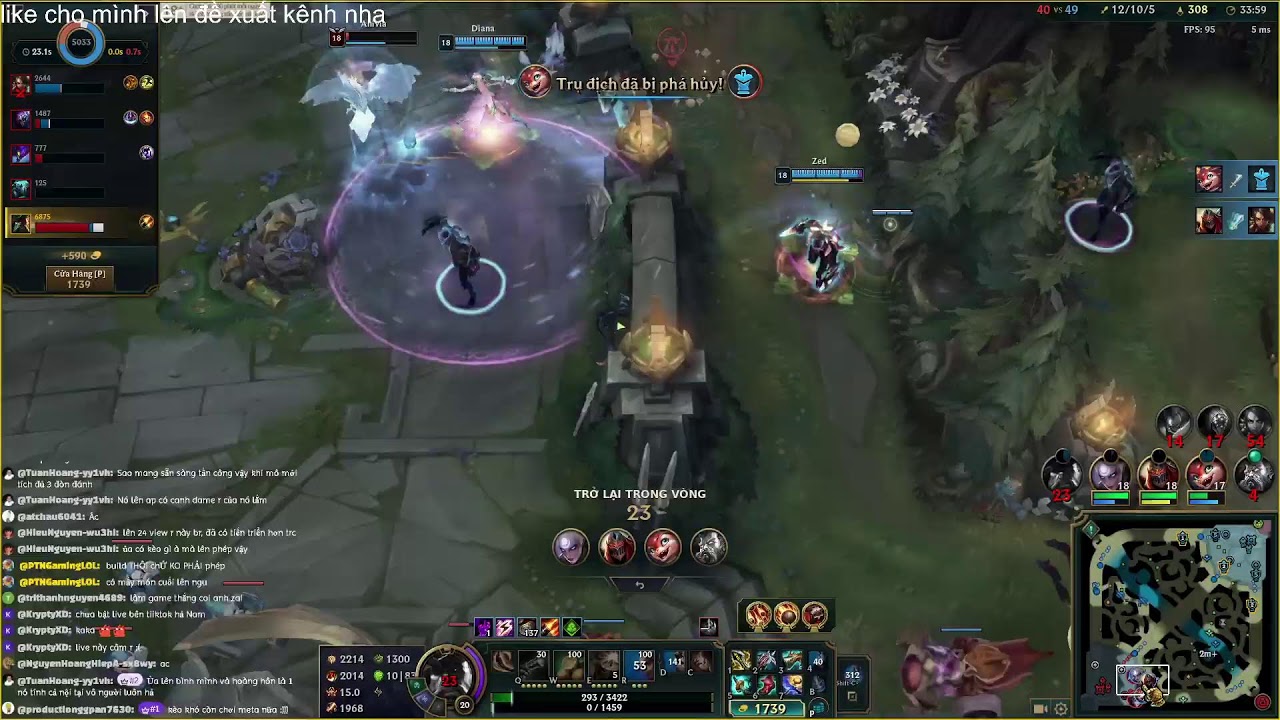 Phu Tử Nam onl stream - lên buid top test cho anh em nè