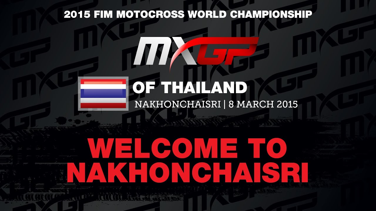 Welcome to MXGP of Thailand 2015 - motocross