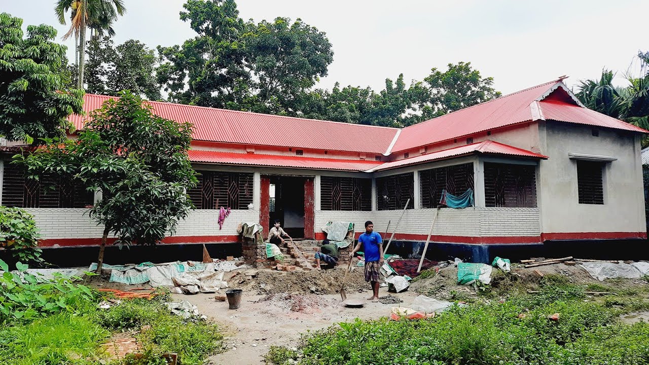 খুবই কম খরচে সুন্দর আধুনিক টিনশেড বাড়ির ডিজাইন | 4 বেডরুমের টিনশেড বাড়ির ডিজাইন | বাড়ির নকশা ৷