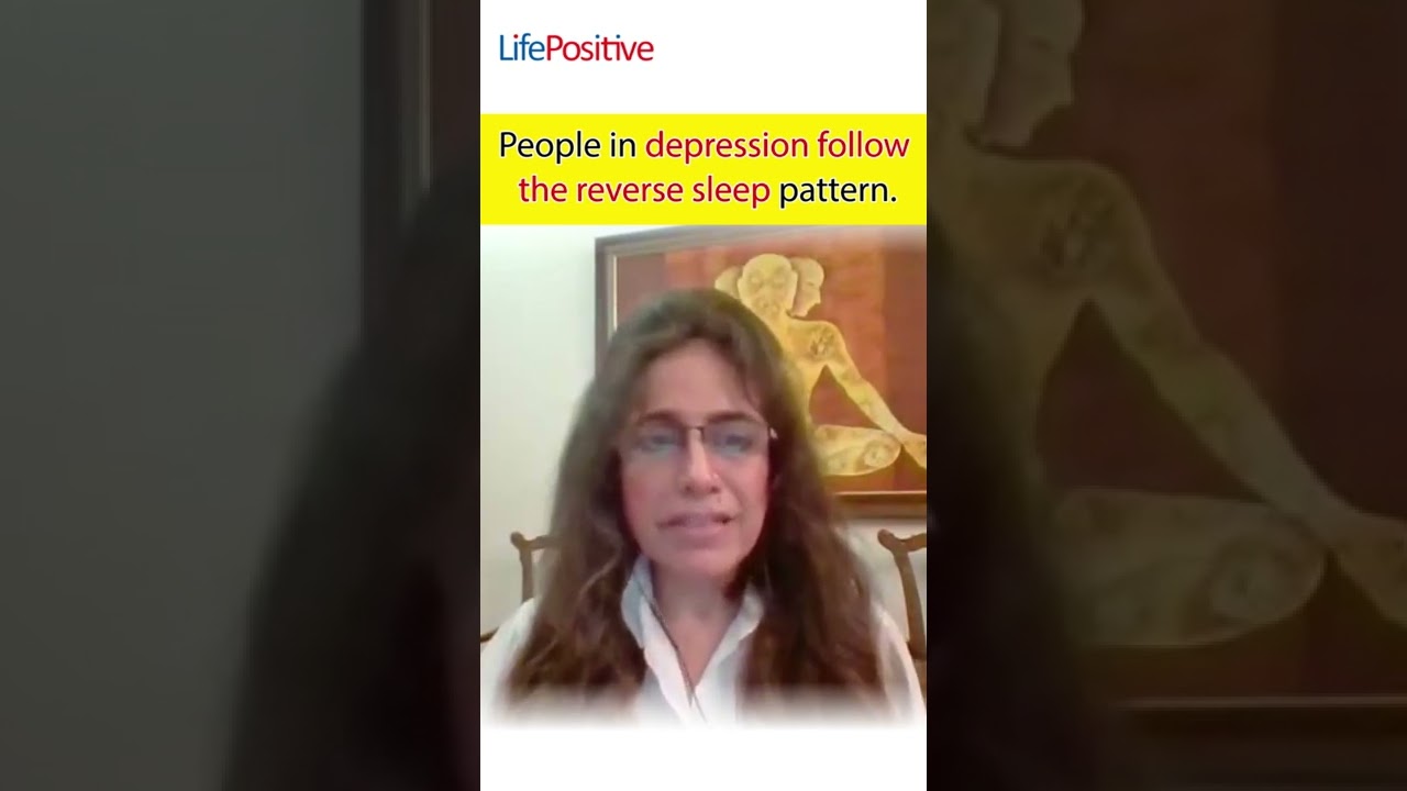 People in depression follow the reverse sleep pattern | #shorts