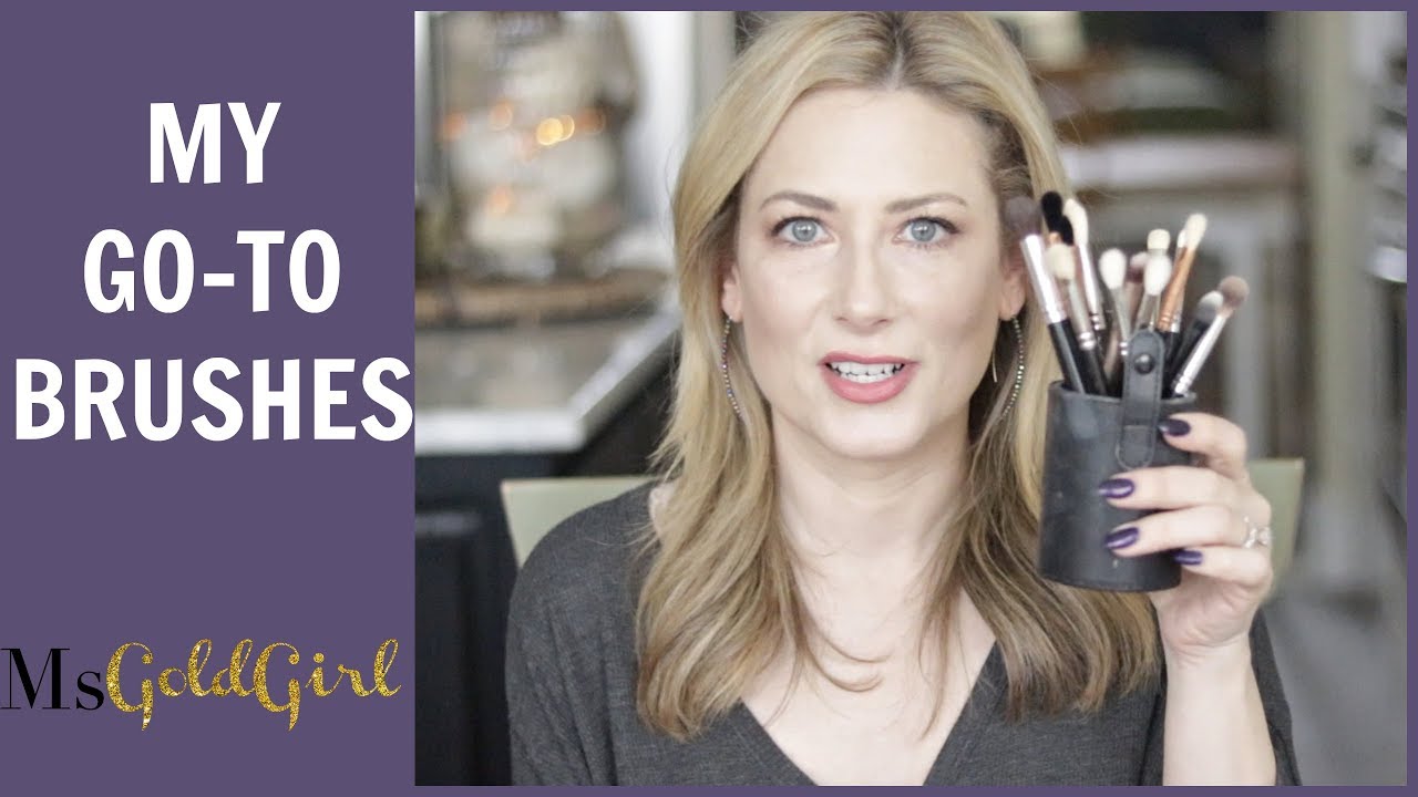 My Go-To Brushes for Everyday Makeup | MsGoldgirl