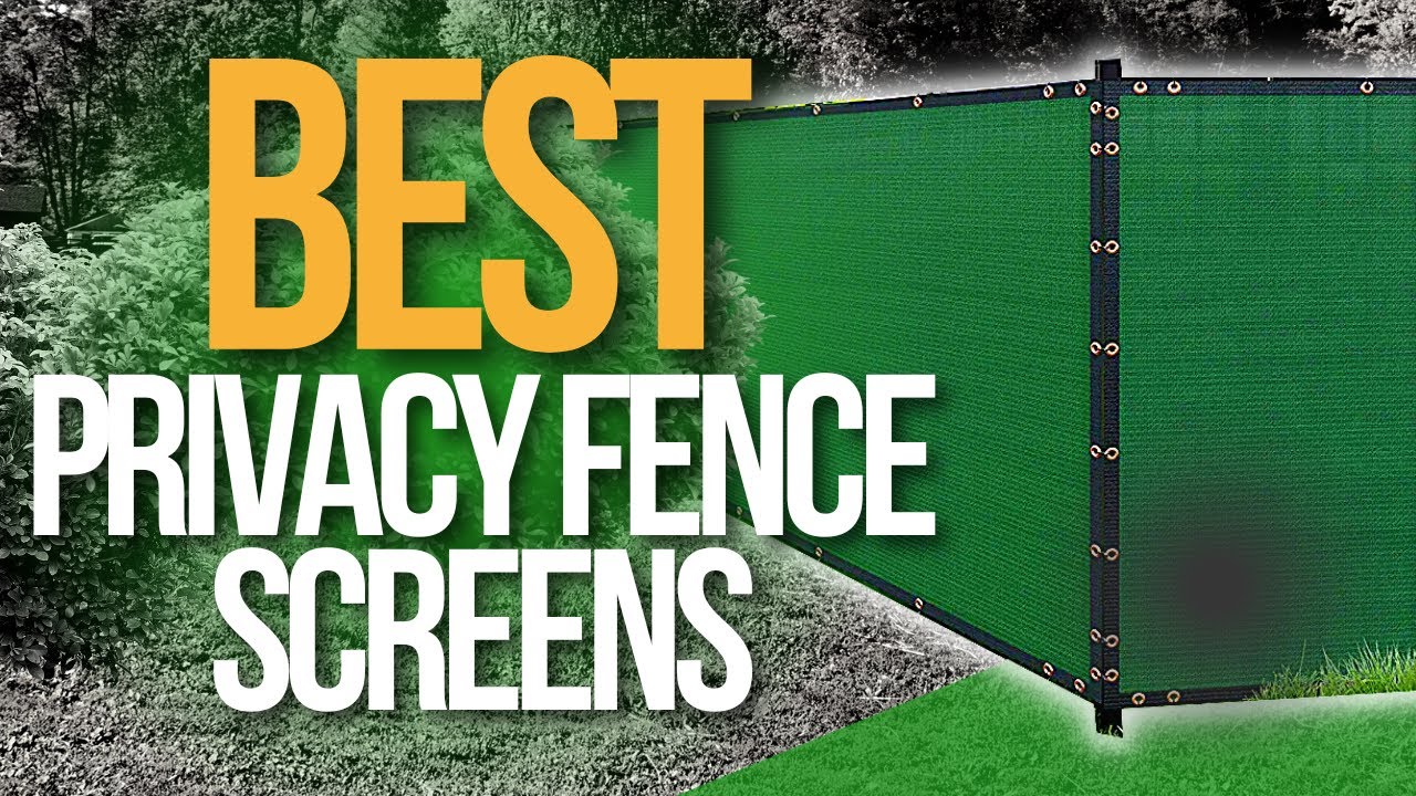 🌤️TOP 7 BEST Privacy Fence Screens | Buyer's Guide - Updated
