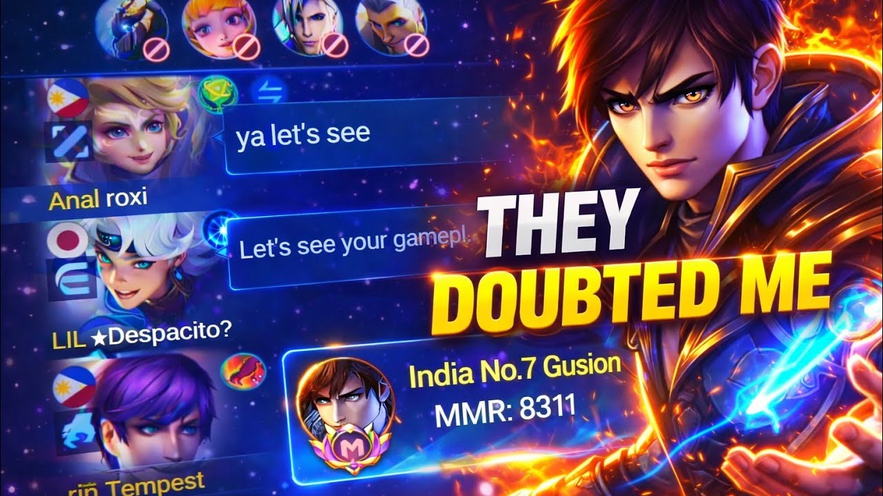“They Doubt Me… So I Showed My Gusion Gameplay 😈🔥”