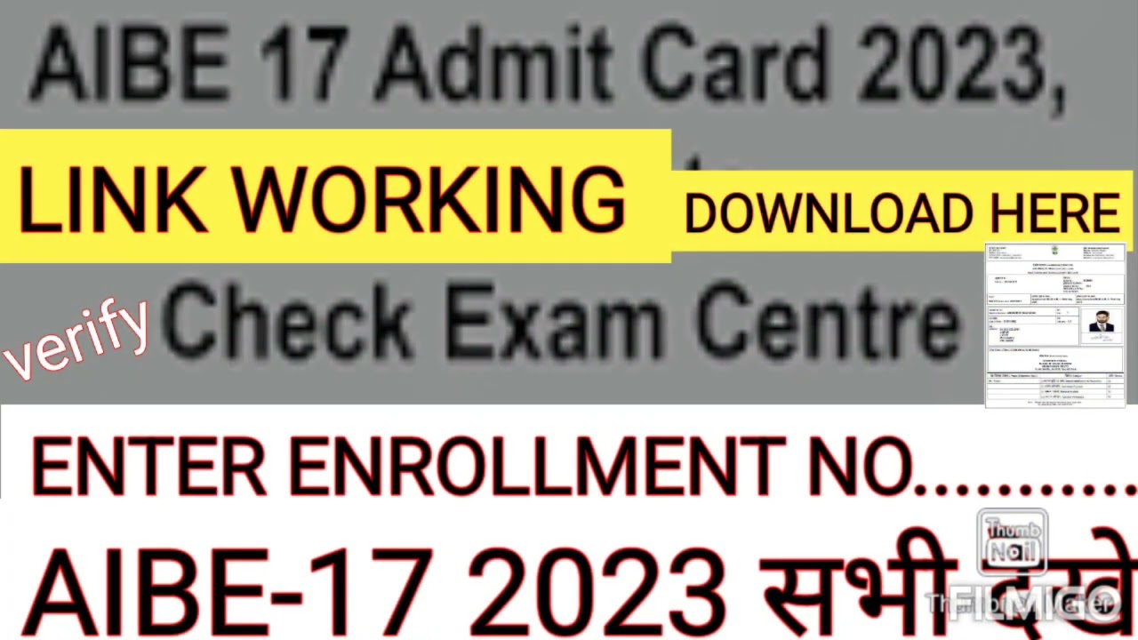AIBE-17 Admit Card 2023 RELEASE.HOW TO DOWNLOAD AIBE ADMIT CARD.AIBE ADMIT CARD DATE.AIBE EXAM .Aibe