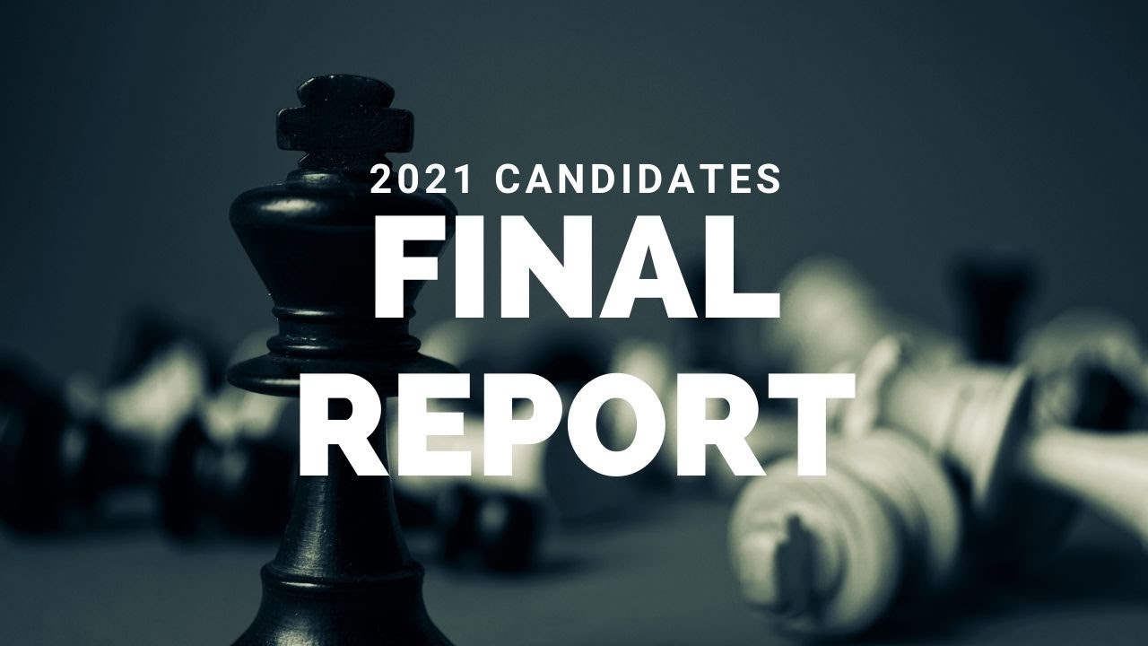 2021 Candidates: Final Report w/ GM Jon Speelman