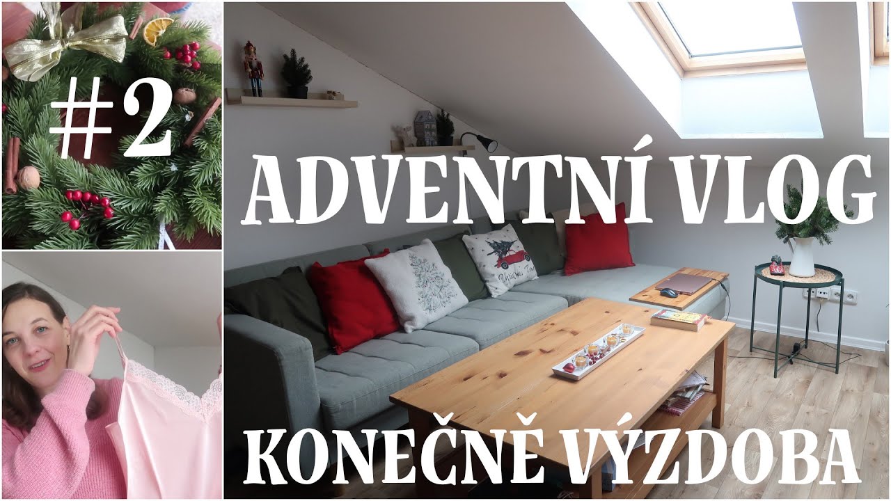 VÁNOČNÍ výzdoba | HEDVÁBNÝ TOP 😍 další ONLINE ADVENŤÁKY | vlogmas 2025