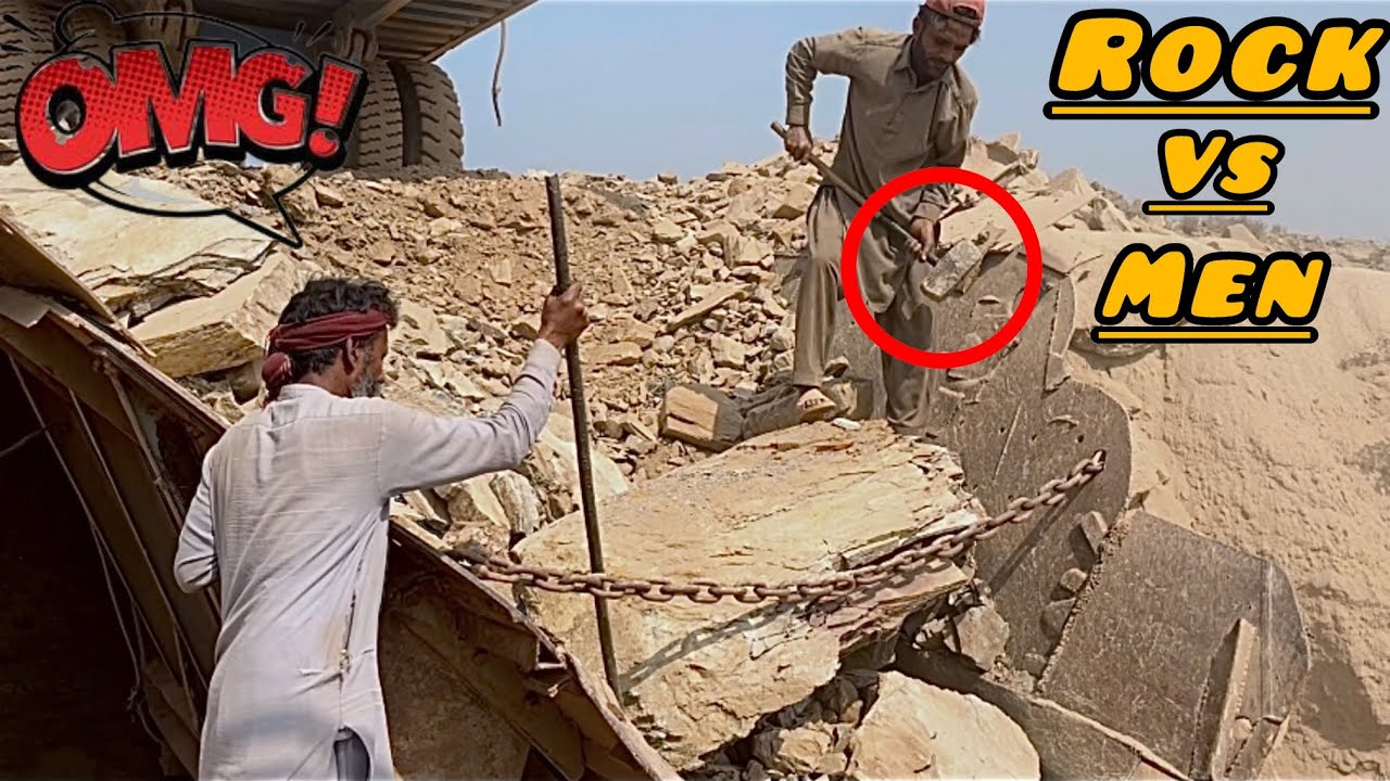 💥“HEAVY BOULDERS CRUSHING Moments Caught on Camera! (MOST INTENSE DRAMA EVER#rock #asmr 