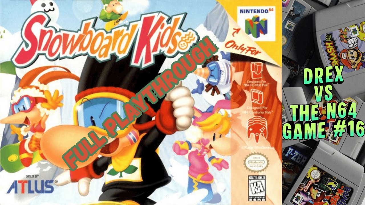 Snowboard Kids - Full Playthrough #gaming #retrogaming #n64 #n64games #longplay