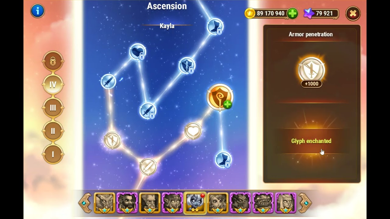 Ascension Kayla to Stage 4 #HeroWars
