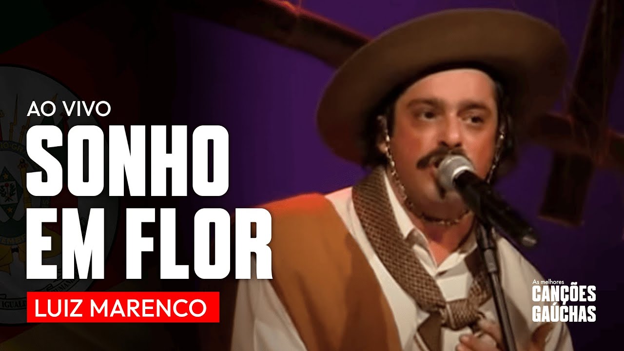 SONHO EM FLOR - LUIZ MARENCO (AO VIVO - SHOW DVD  TODO O MEU CANTO)