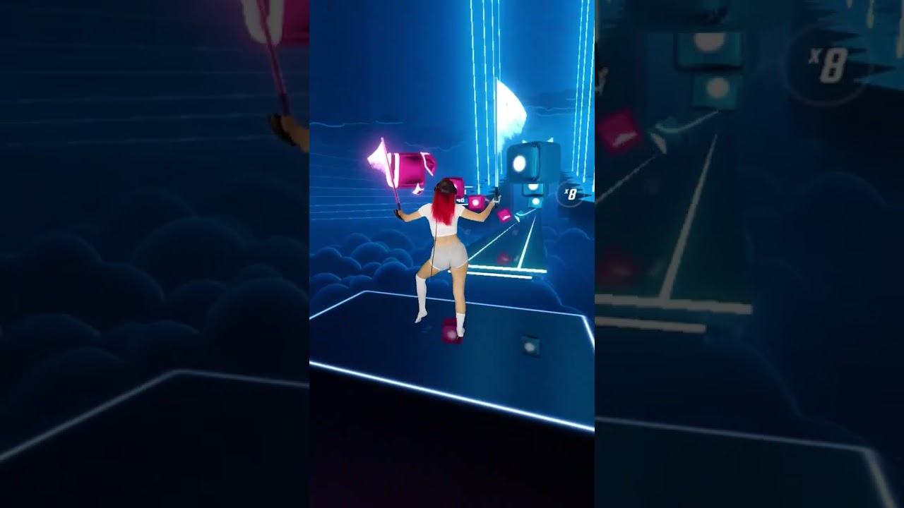 See Tinh DANCE BEAT SABER VR! TikTok Dance. Custom Songs Lyrics Mixed Reality. PSVR2 Quest 2