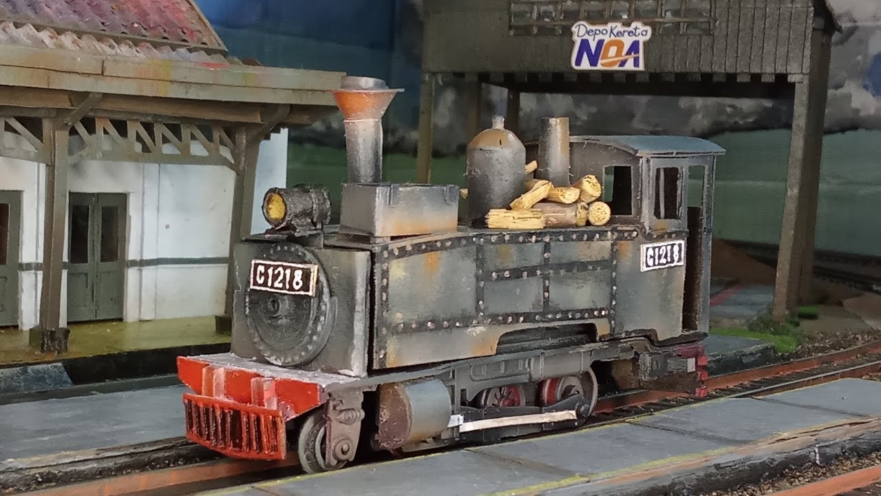 MEMBUAT C12 DARI RAILKING BEKAS!#dioramakereta #miniaturkeretaapi #railking #depokeretanoa 