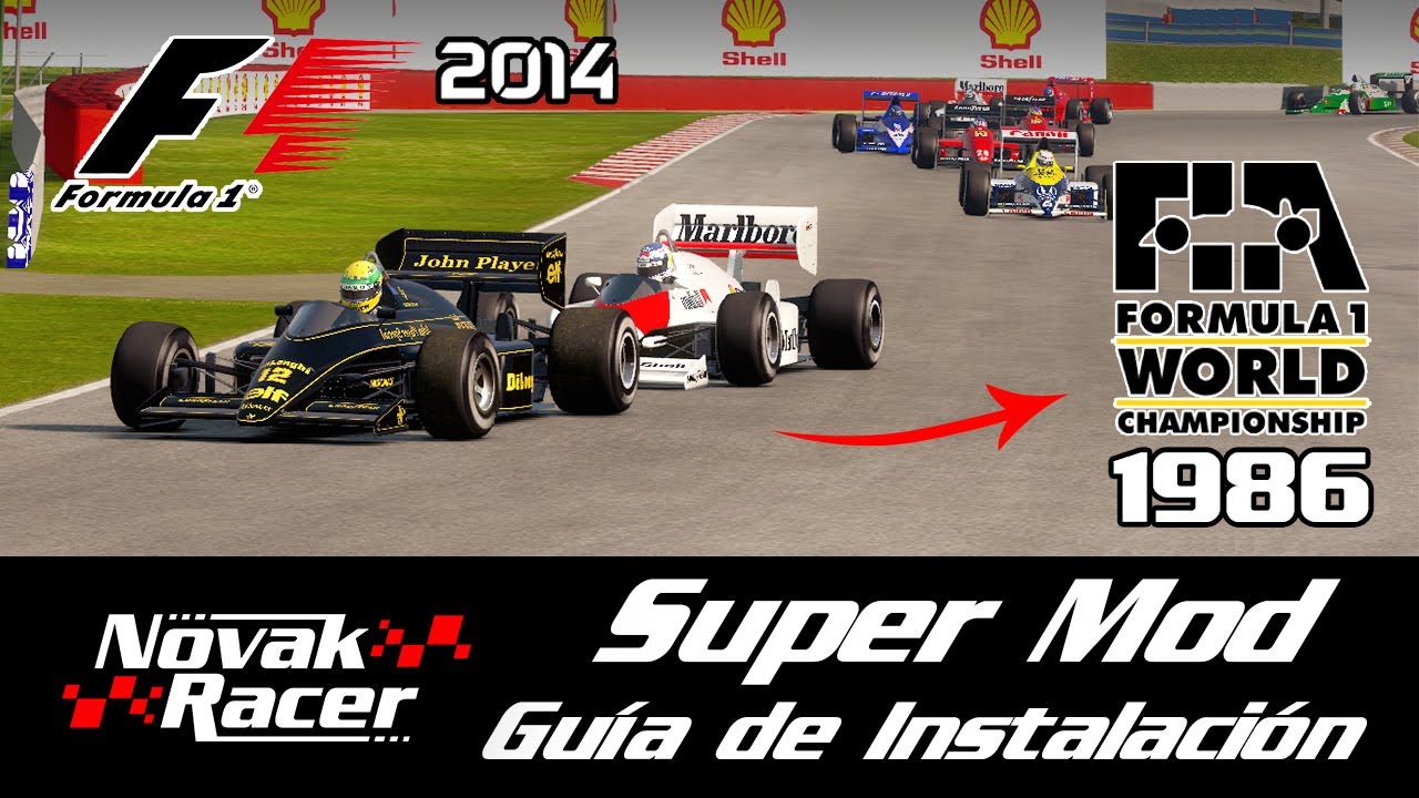 MOD Histórico 1986 para el F1 2014 🤯🤯 Súper guía de instalación || Parte 5 || 