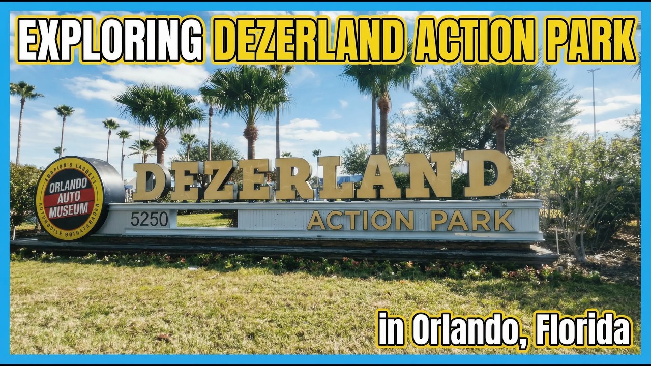 Beyond the Theme Parks: Discovering Dezerland Action Park Orlando!  They Even Have Flintstone Cars!