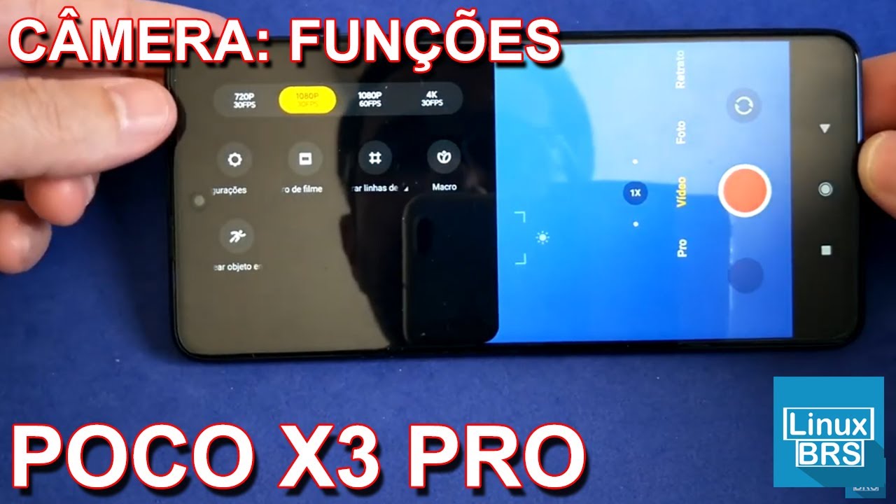 POCO X3 PRO - CÂMERA: FUNÇÕES