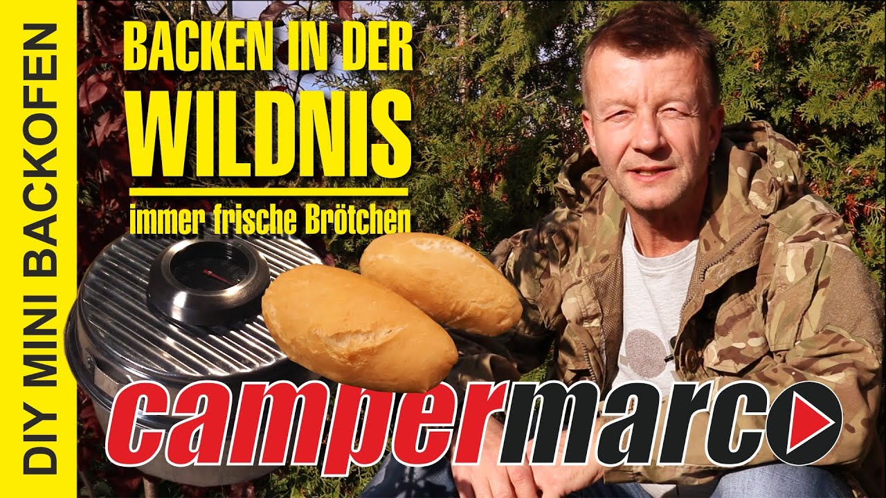 Backen in der Wildnis | DIY Mini-Backofen | unterwegs mit dem Fahrradwohnwagen #camper #diy