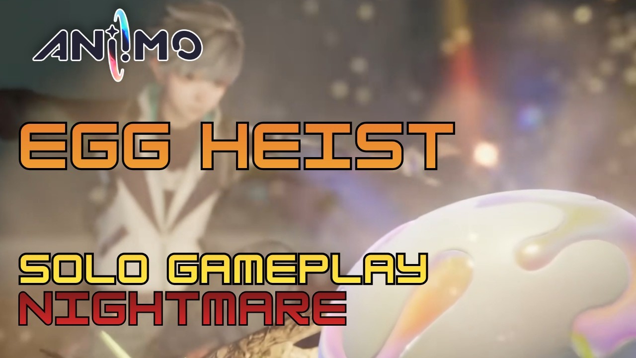 Solo Egg Heist Nightmare w/ Boss Gameplay