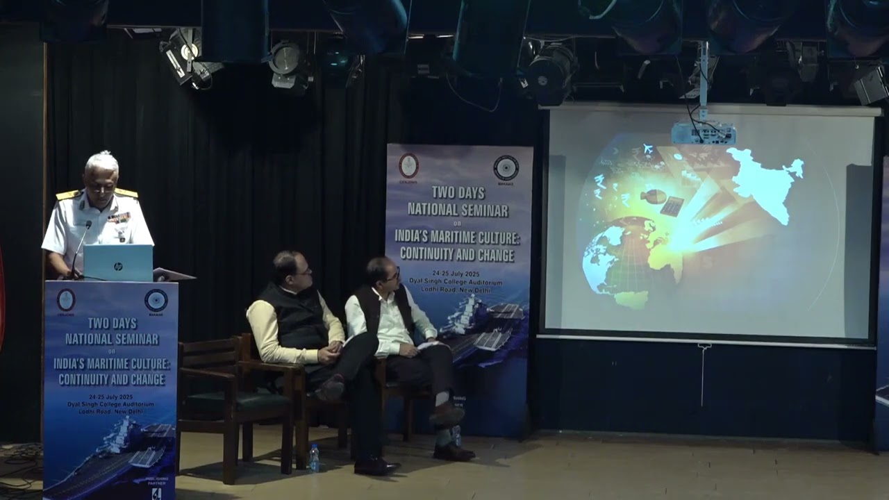 24.07.25 | RAdm Shantanu Jha, NM, CSO, ENC - Strategic Footprints of the Indian Navy