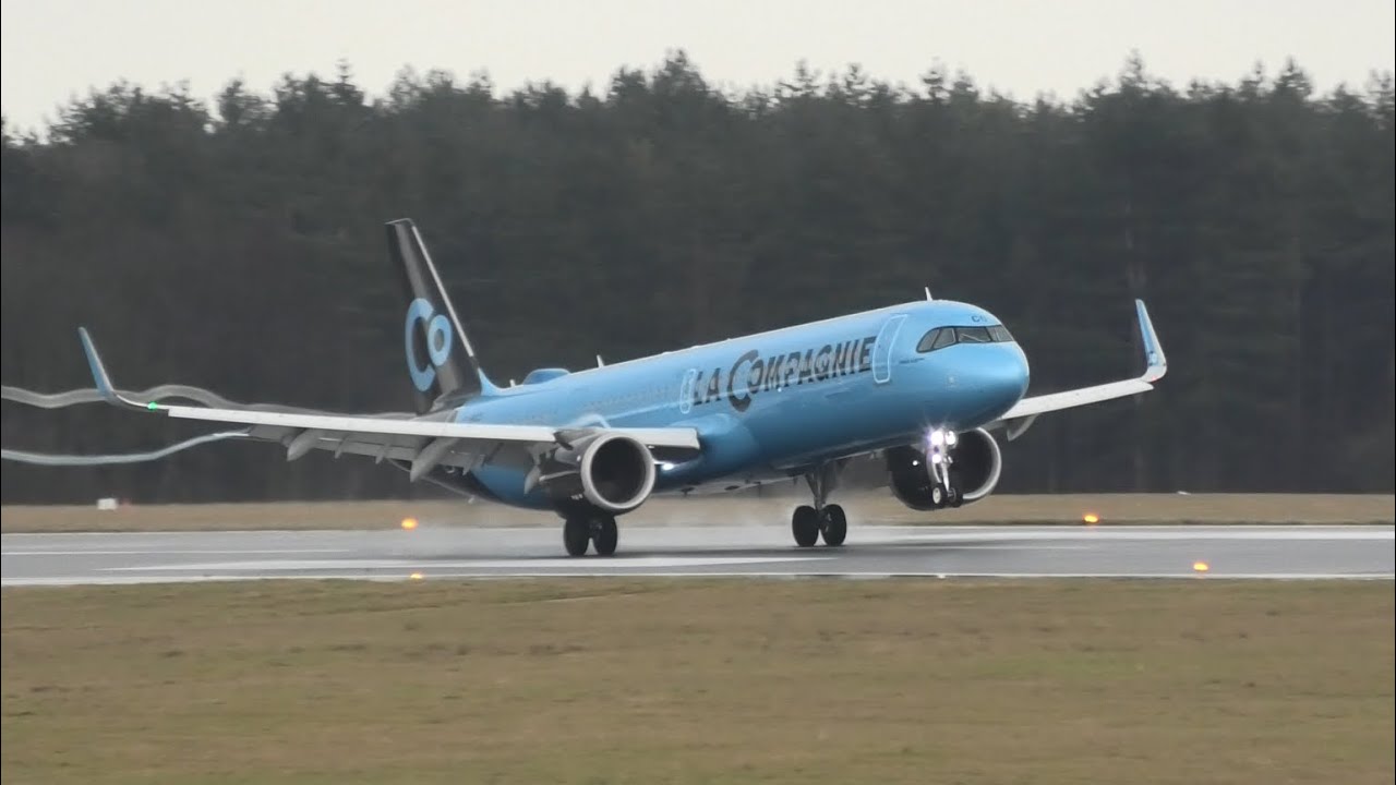 RARE VISIT - La Compagnie Airbus A321-251NX(LR) F-HNCO Arrival & Departure at London Luton | 17/1/26
