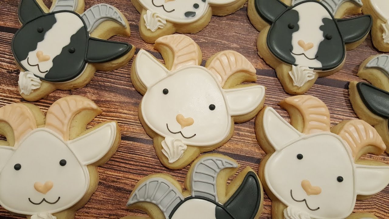 Goat Sugar Cookies on Kookievision by Sweethart Baking Experiment