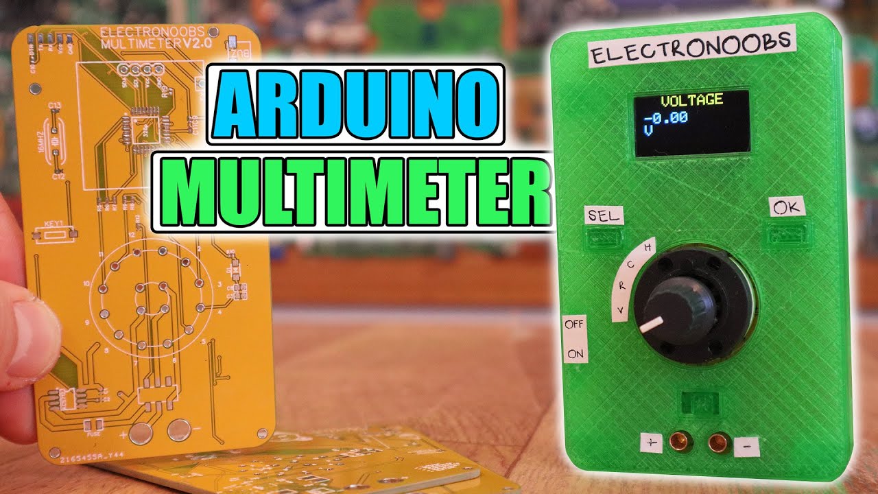 Arduino Multimeter V2.0 | All in one: V R C L I