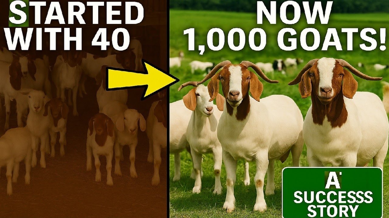 From 20 to 1,000 Goats: The Ultimate Guide to Profitable Goat Farming!