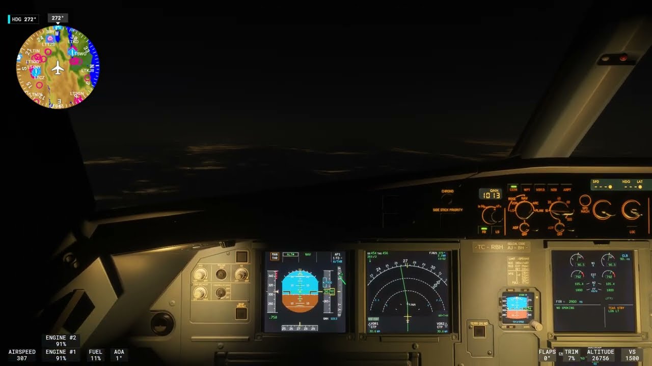 MSFS 2024 / Ankara-İstanbul (Saw) Airport/ Airbus A321neo Pegasus