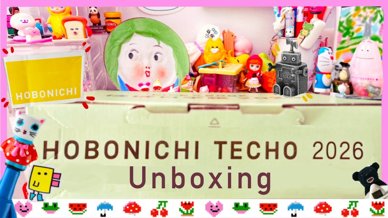 Hobonichi 2026 Unboxing Journals and Stationery