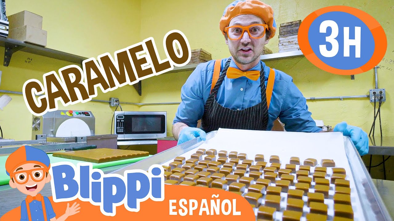 Blippi aprende a hacer caramelos y chocolates 🍫 | Blippi Español | Videos educativos para niños