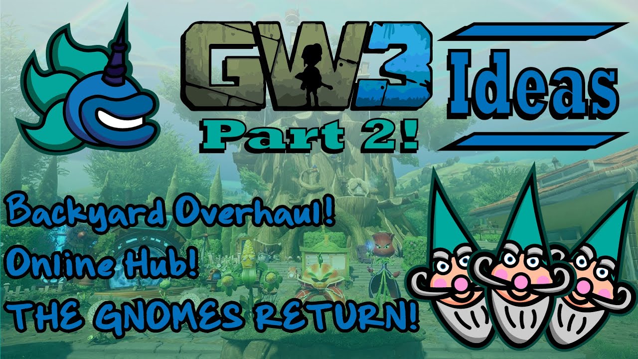 Переработка поля боя на заднем дворе! | Идеи PvZ GW3, часть 2