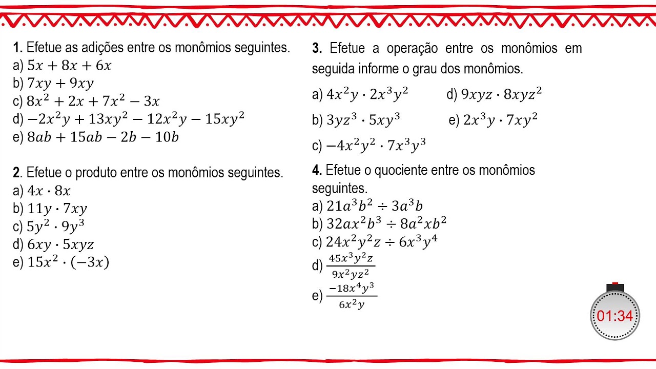 🔴 MANHÃ - MATEMÁTICA - 11.02.26 - 8º Ano - AULA 02