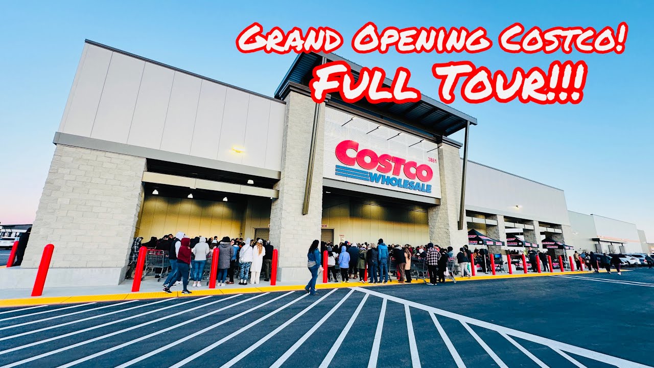 GRAND OPENING BRAND NEW COSTCO TOUR IN NATOMAS NORTH SACRAMENTO CALIFORNIA!