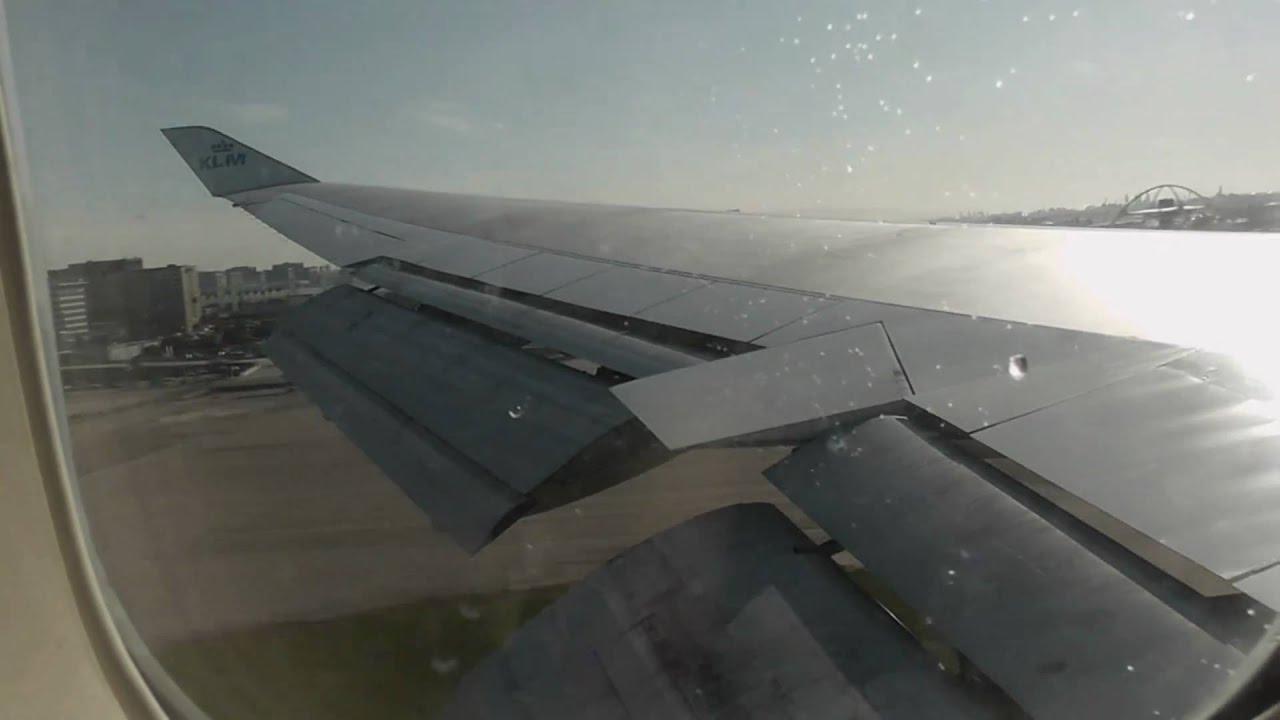 KLM 747-400 Landing at Los Angeles International (LAX)