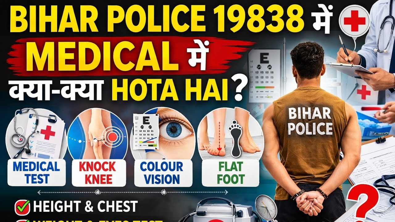 Bihar police 19838 cutoff, medical m kya ky hota h final merit kab aaega,cut kita jaega,result kab