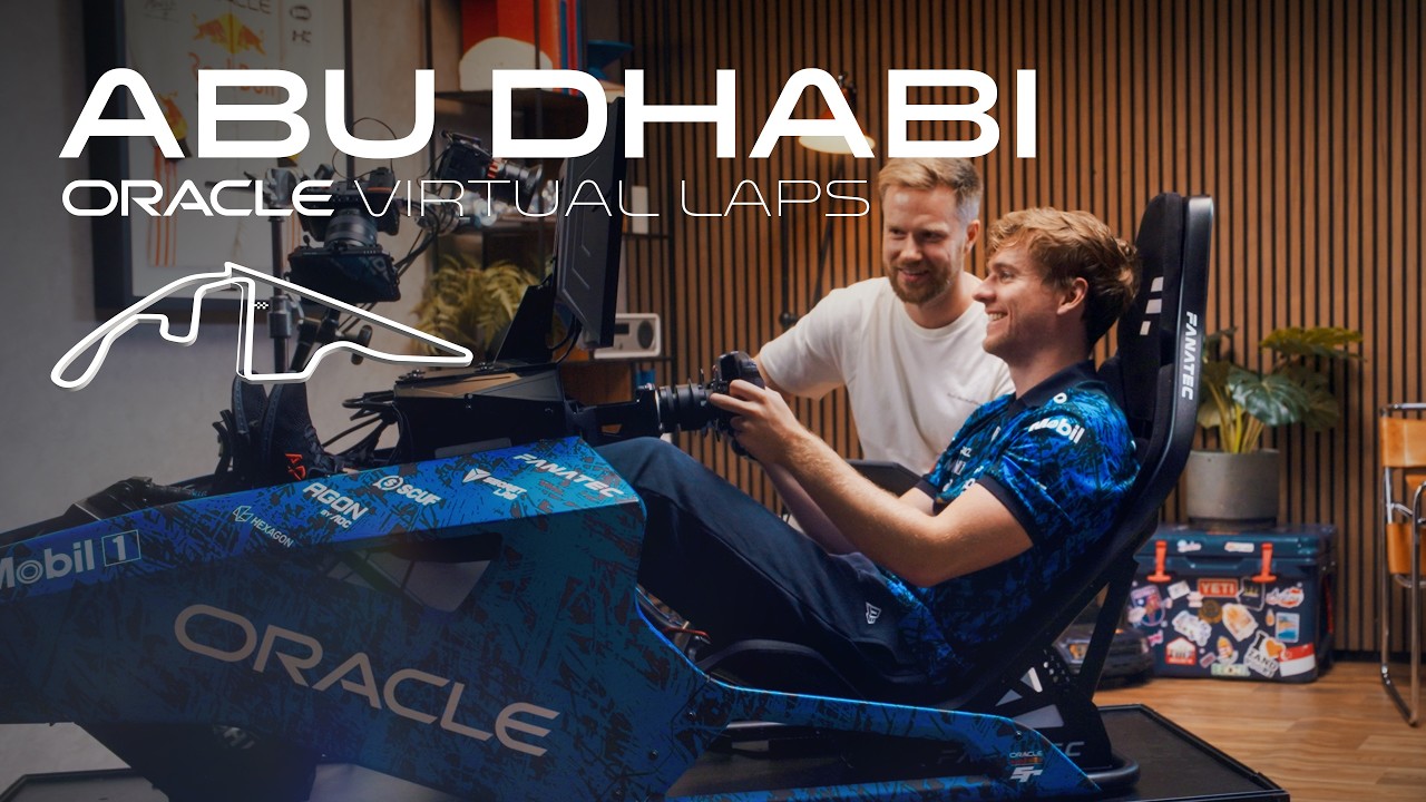 F1 Sim Racing Champion Explains the Abu Dhabi GP Turns! | Oracle Virtual Laps