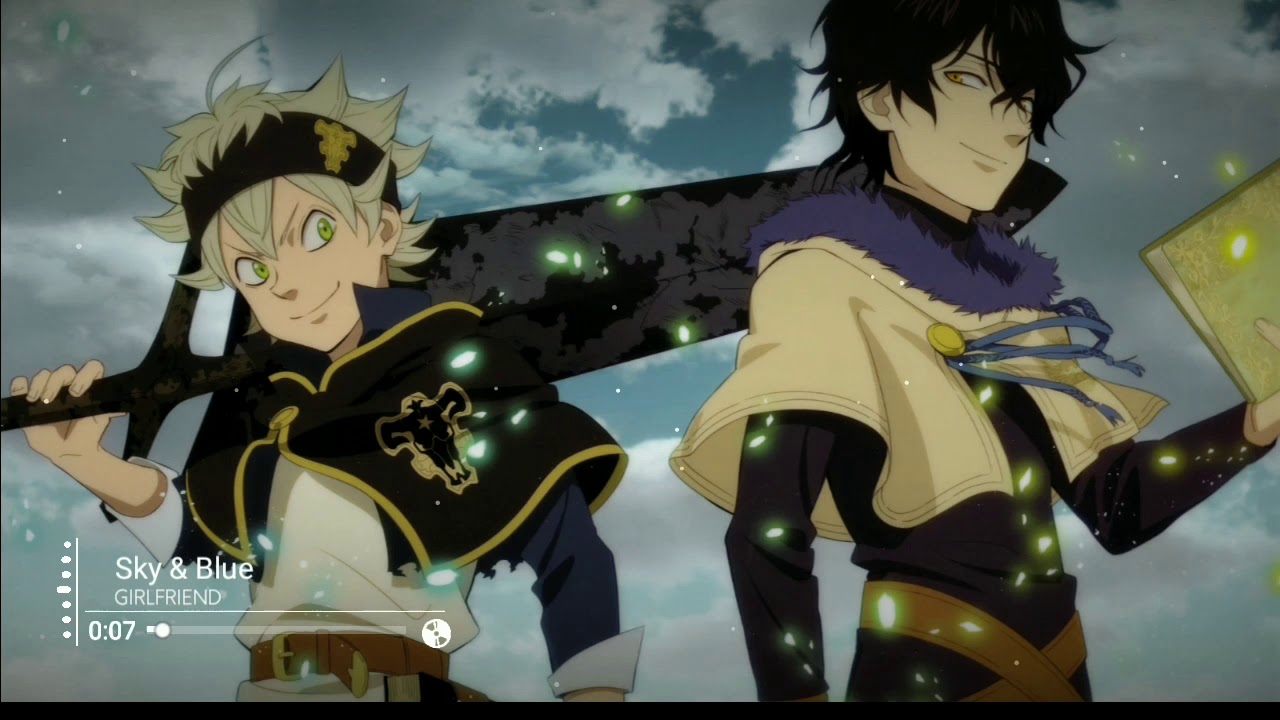 【Nightcore】- Opening 8 Black Clover「Sky & Blue」