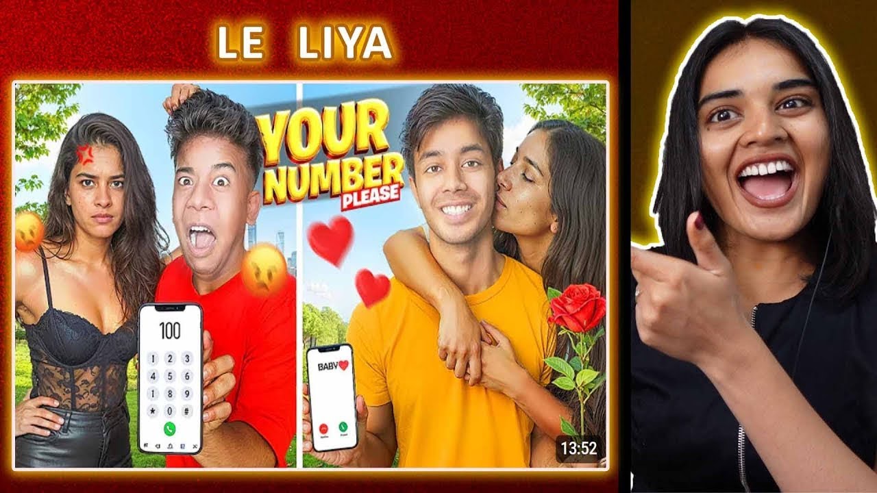 TAKING GIRLS NUMBER CHALLENGE 😍 with ‪@AyushBhandari‬ REACTION | RAMESH MAITY | Neha M.