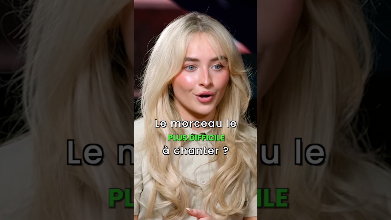 😱 Le morceau le plus compliqu&eacute; de Sabrina Carpenter (c'est elle qui le dit) #pop #chant