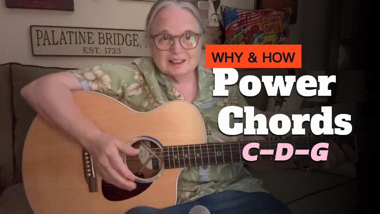 WHY & HOW Power CHORDS ** Guitar Players Want To Know ** Learn C-D-G #guitar