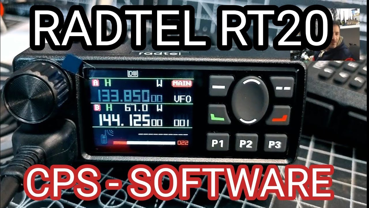 CPS-  RADTEL RT20M (ABBREE 2520) , VHF UHF DUAL BAND - CPS Passwrd is 707070