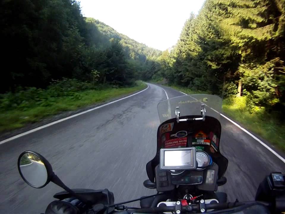 Motorcycling Romania Transylvania Carpathian Mountains DN13B : Gheorgheni - Praid (2/2)