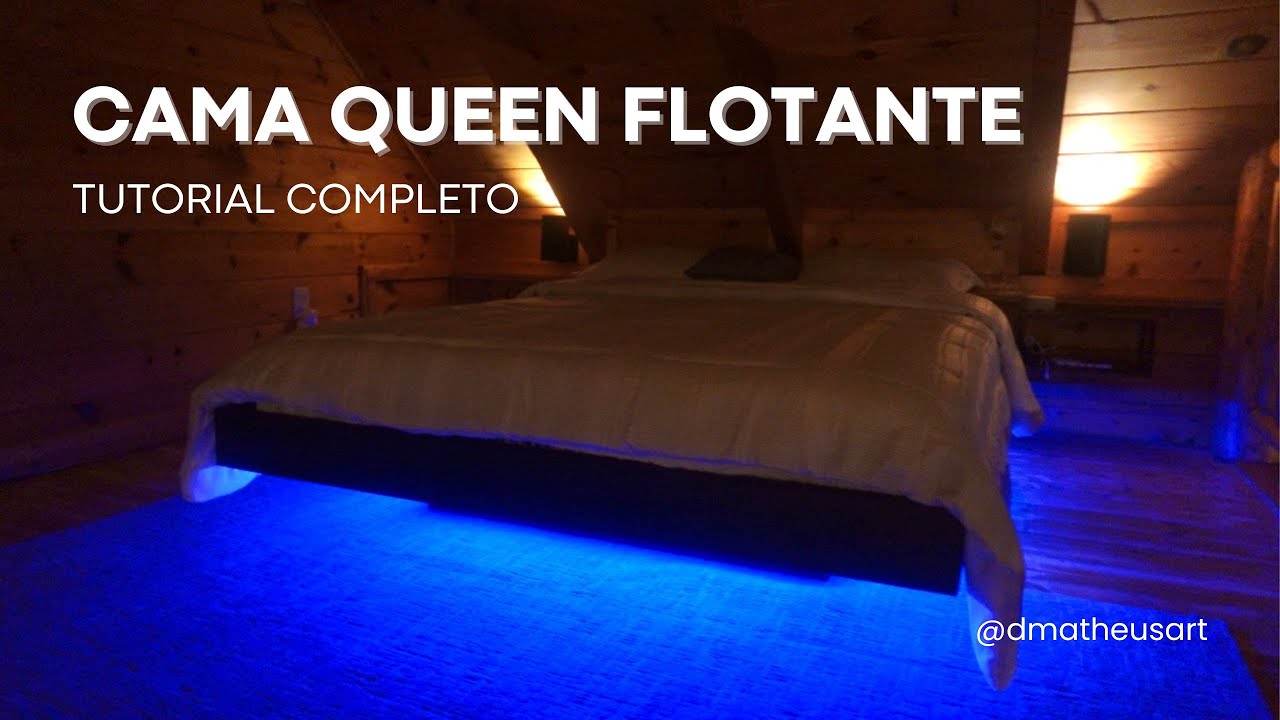 DIY: Construye una Cama Queen Flotante en Casa