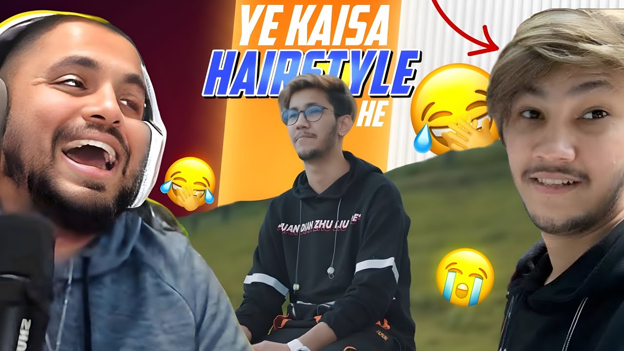 SID REACTS ON @pahadigamer_official  HAIRSTYLE 🤣