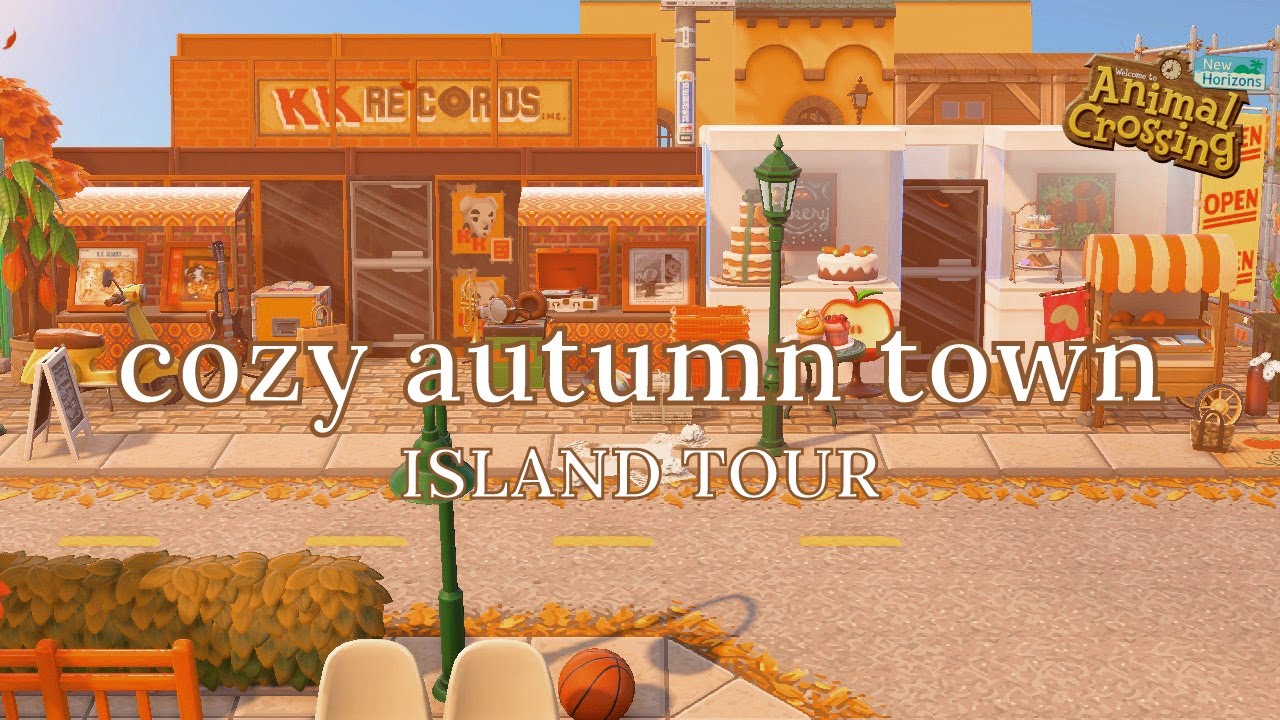 Cozy Autumn Town Island Tour! | Animal Crossing New Horizons