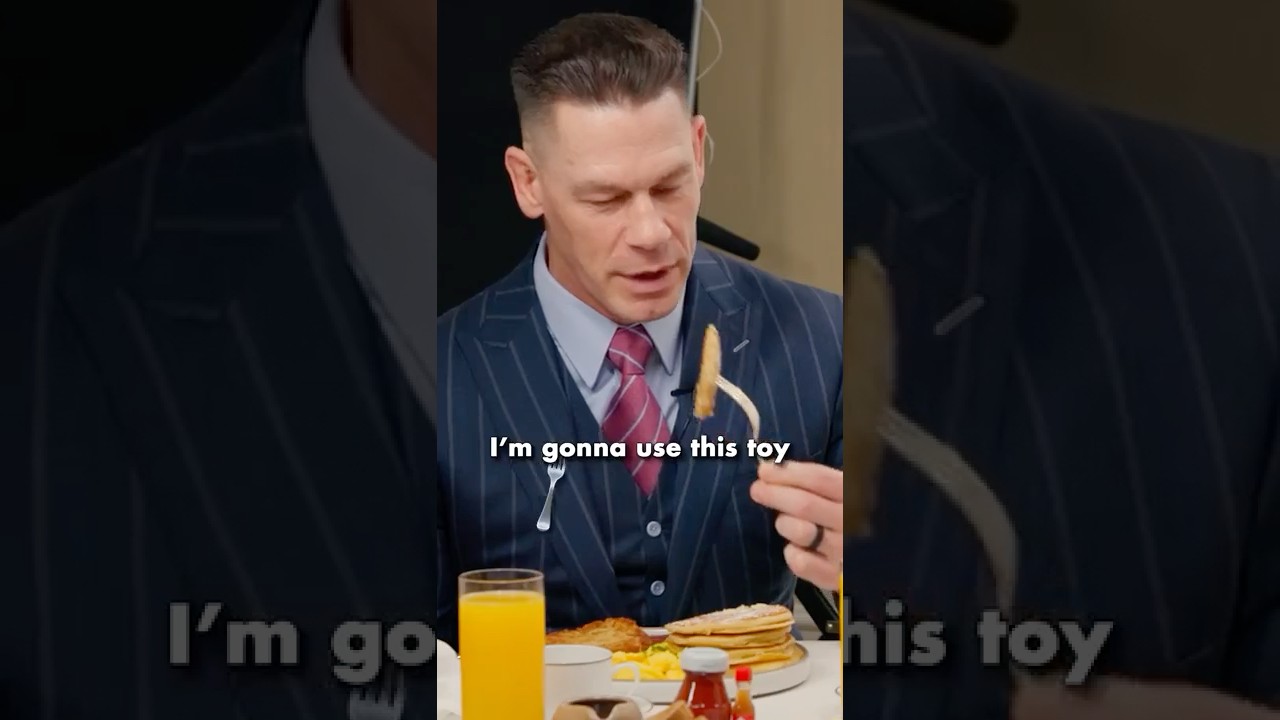 John Cena explains American Pancakes!