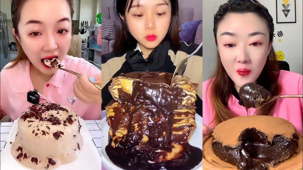 Chocolate Party 😍Chocolate Lava Cake, Chocolava cake, Mousse Cake Mukbang Dessert || Eating show